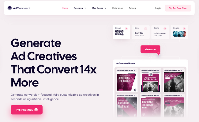 AdCreative.AI generate ad creatives