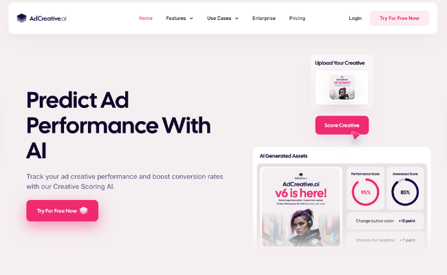 AdCreative.AI predict ad performance