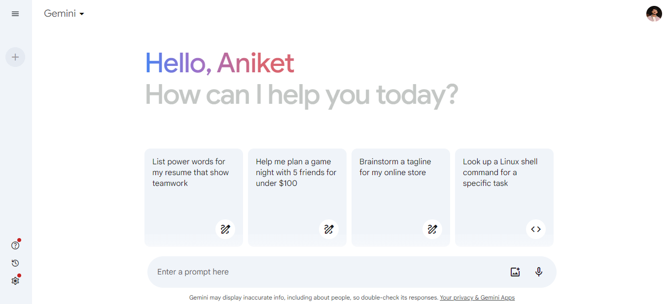 Google Gemini is one of the great Chatsonic competitors.