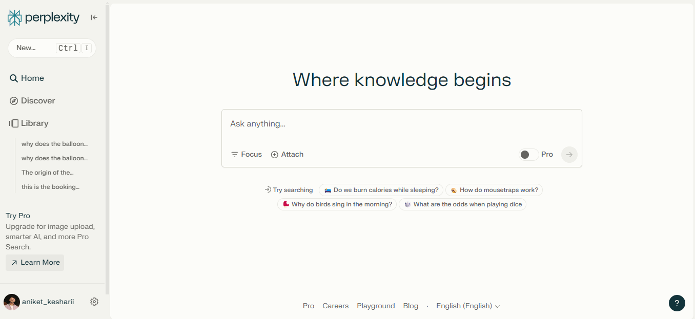 Perplexity is one of the best Chatsonic alternatives.