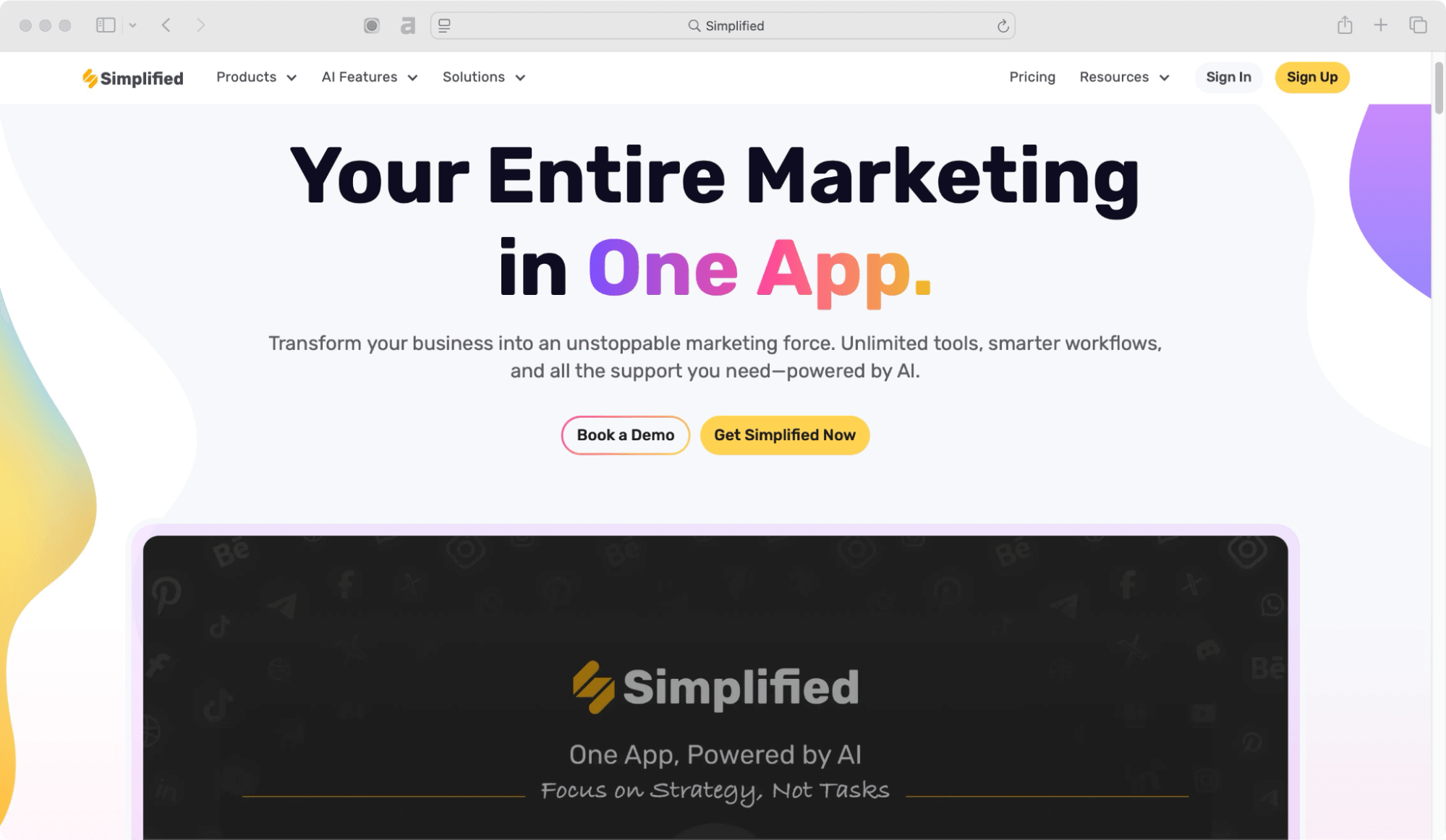 Simplified is one of the best alternatives to Chatsonic.
