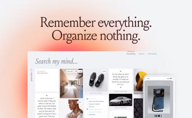 mymind remember everything organize nothing