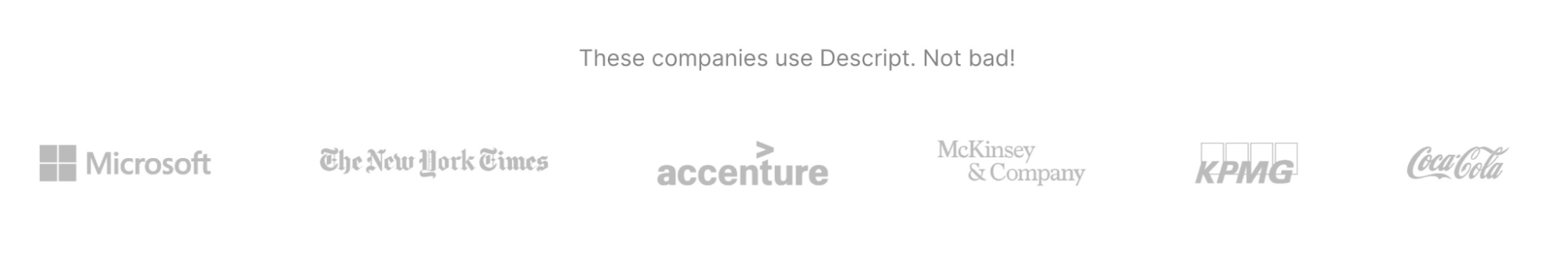 Companies that use Descript.