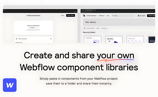 Relume Create and share your own Webflow component libraries