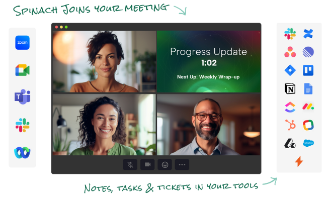 Spinach AI Your Smart AI Assistant for Accurate Meeting Notes