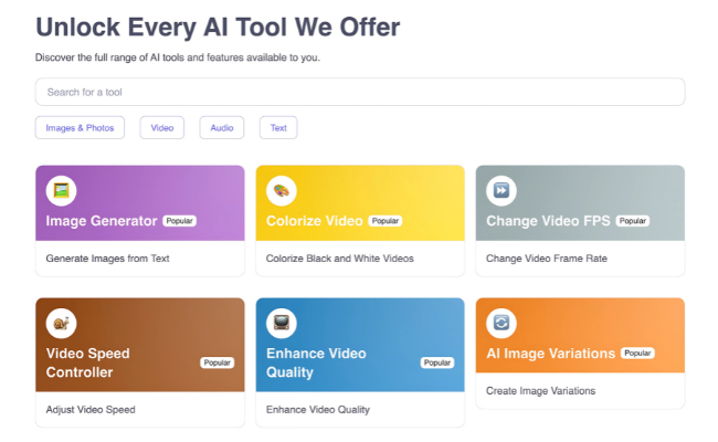 neural love has various ai tools for all your need