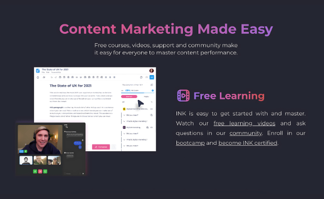 INK- One of the top content generation tool