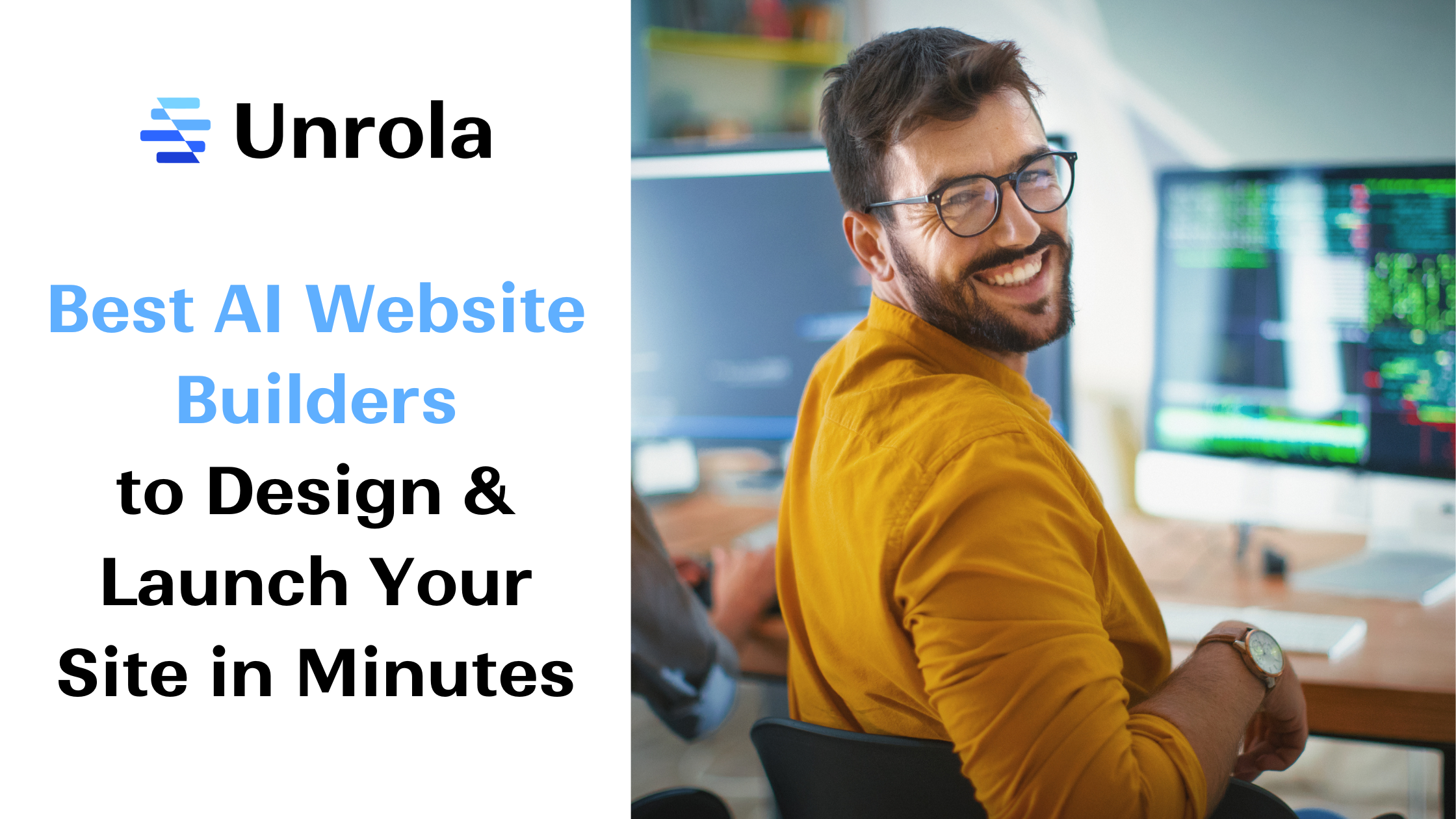 Best AI website builders by Unrola