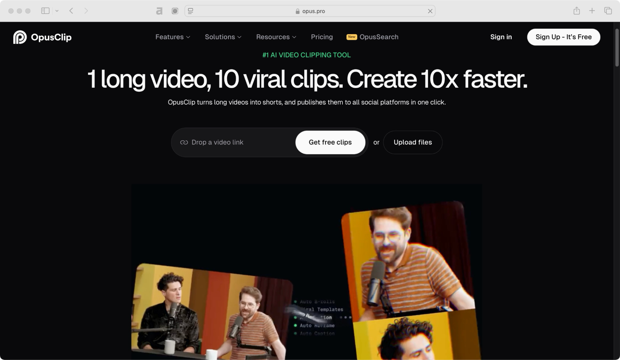 OpusClip top Submagic competitors.