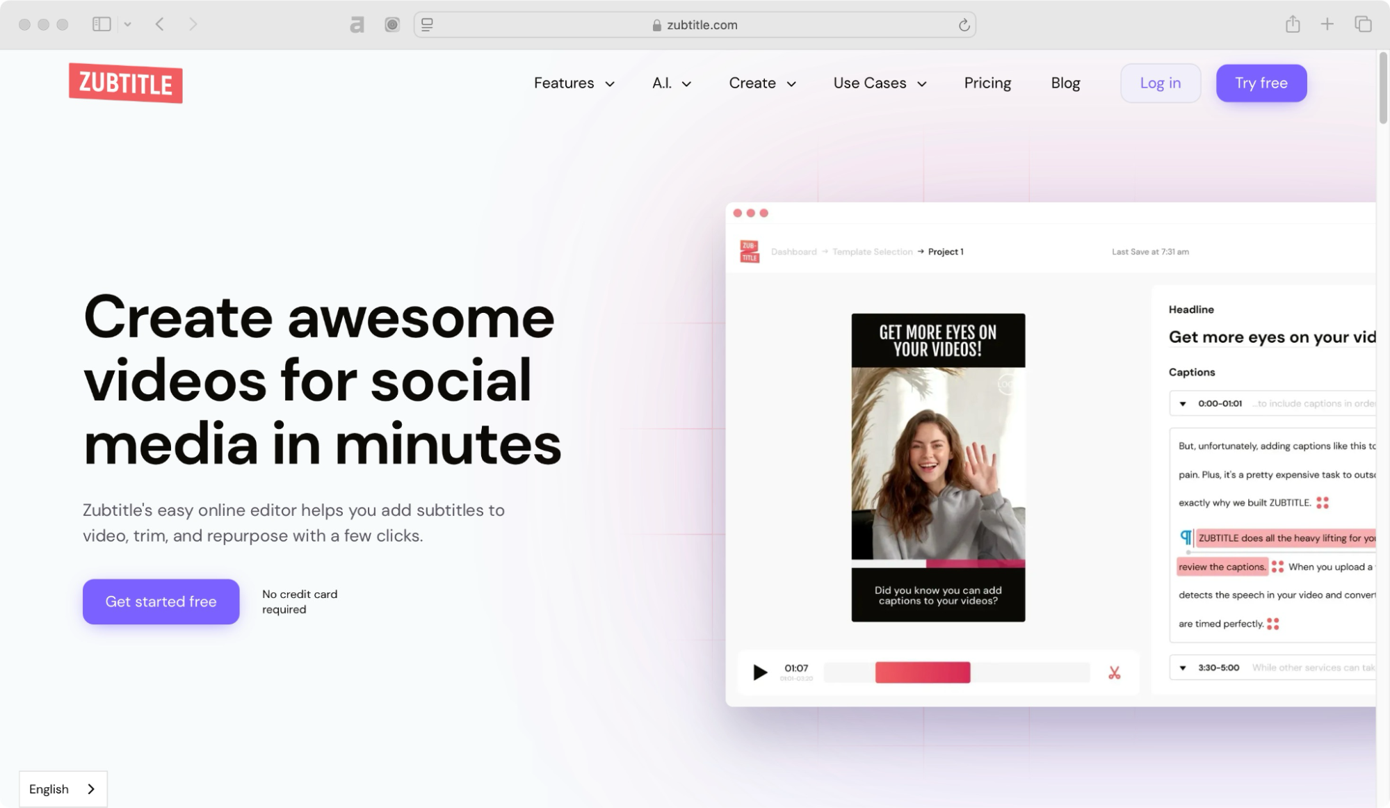 Zubtitle Submagic alternatives.