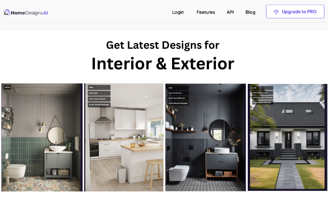 Homedesigns AI - Get latest interior and exterior designs