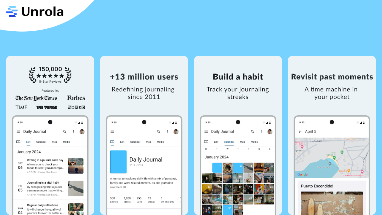 Day One is one of the best AI-powered journaling apps.