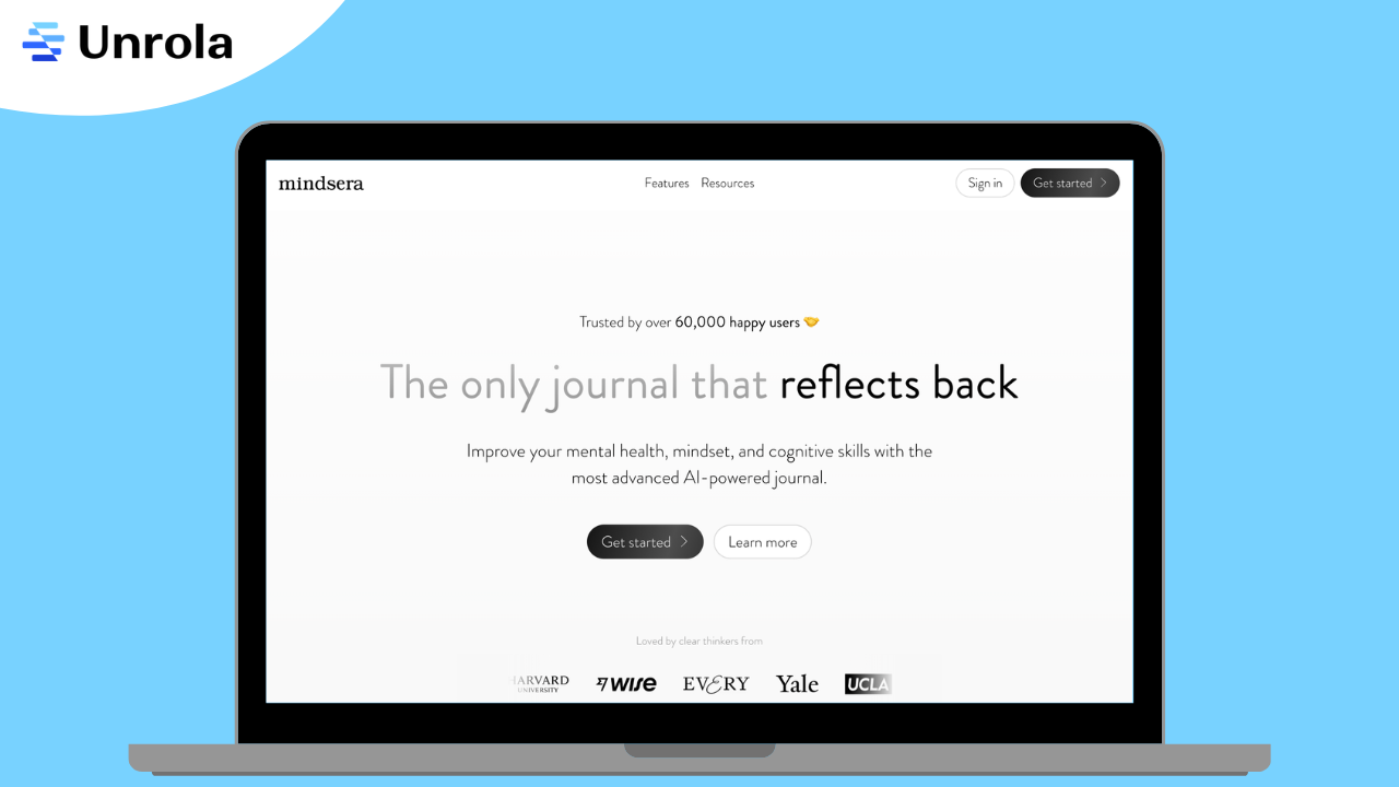 Mindsera is one of the most advanced AI-powered journal apps.