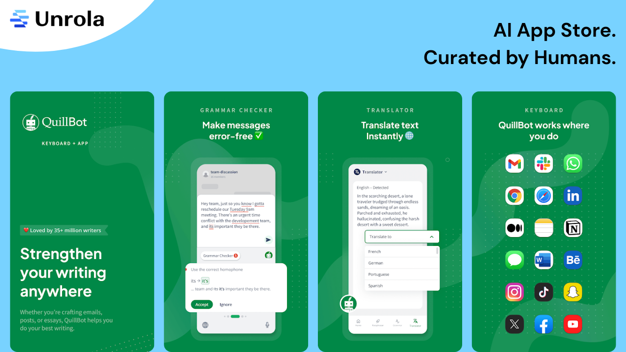 Quillbot AI is one of my favorite AI apps for Android.
