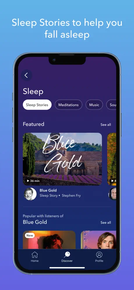 Calm, one of the best AI therapist apps 4.