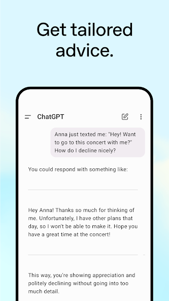 ChatGPT, one of the best AI therapy apps 5.