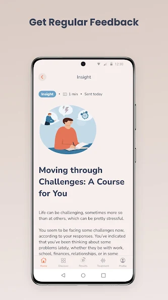 MindDoc, one of the best therapy apps 4.