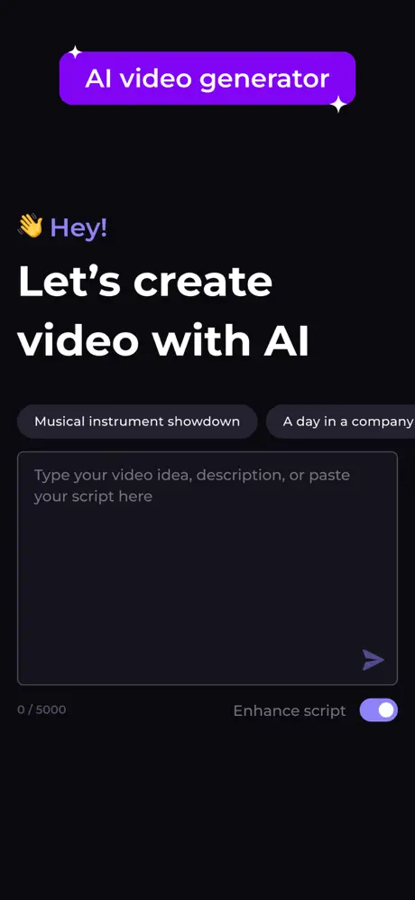 Renderforest is one of the best AI instagram reel generators 1.