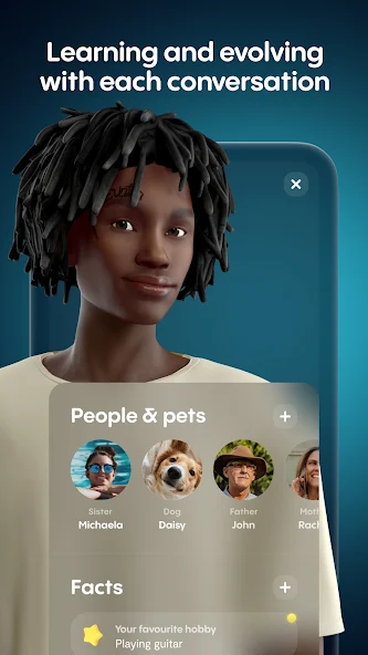 Replika AI mental health app 3.