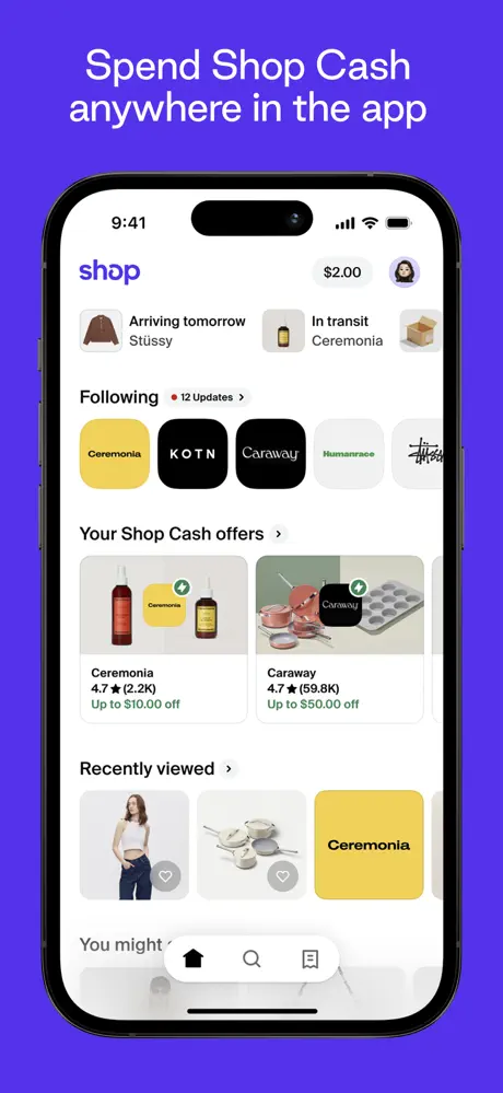 Shop.app Shopify AI shopping assistant 3.
