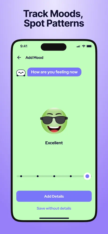 Sintelly, a free AI therapist app 2.