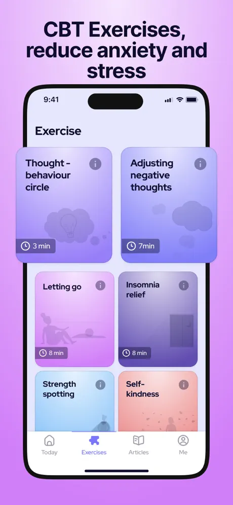 Sintelly, a free AI therapist app 3.