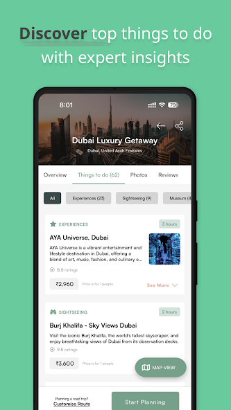 Traveleva is one of the best AI trip planner apps 4.