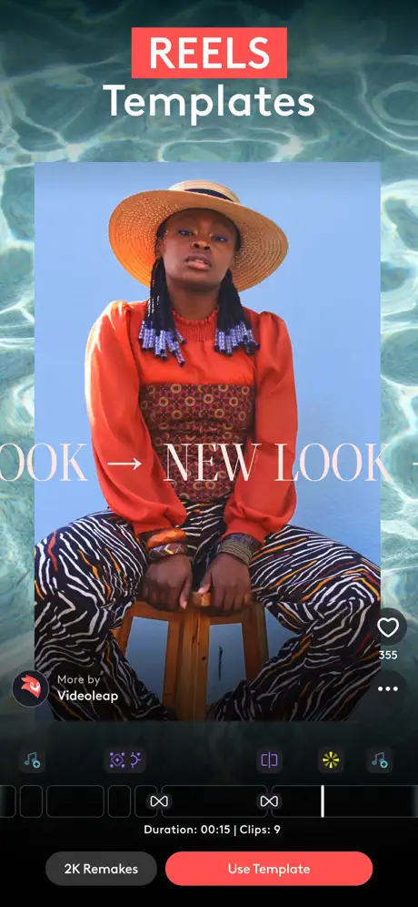 Videoleap App is an AI reel maker app 4.