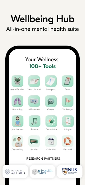VOS AI mental health app 5.