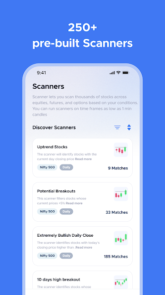 Zerodha Streak is one of the best AI trading apps 2.