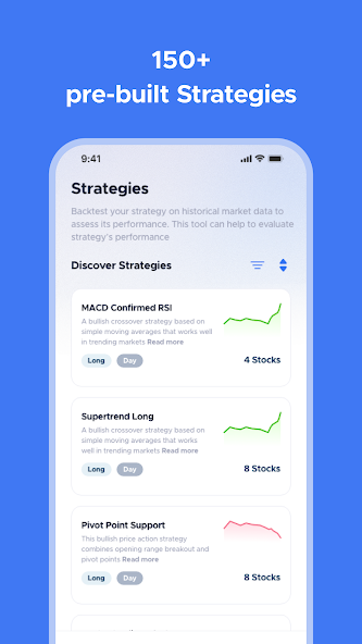 Zerodha Streak is one of the best AI trading apps 4.